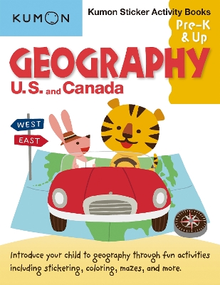 Kumon Sticker Activity Books: Geography U.S. and Canada - 