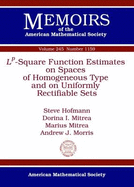 L^p-Square Function Estimates on Spaces of Homogeneous Type and on Uniformly Rectifiable Sets