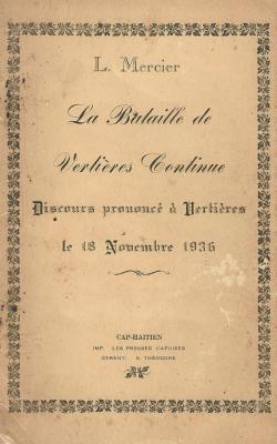 La Bataille de Vertieres Continue - Rigaud, Michele (Editor), and Mercier, Louis