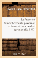 La Propri?t?, Ses D?membrements, La Possession, Et Leurs Transmissions En Droit ?gyptien: Compar? Aux Autres Droits de l'Antiquit?