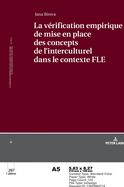 La Vrification Empirique de Mise En Place Des Concepts de L interculturel Dans Le Contexte Fle