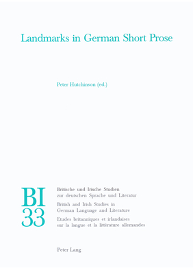 Landmarks in German Short Prose - Reiss, Hans S (Editor), and Yates, W E (Editor), and Hutchinson, Peter (Editor)