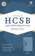 Large Print Personal Size Reference Bible-HCSB