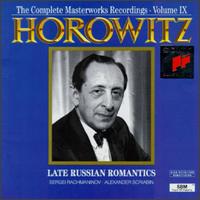 Late Russian Romantics - Vladimir Horowitz (piano)