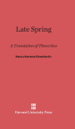 Late Spring: A Translation of Theocritus