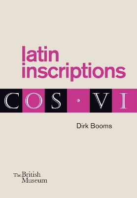 Latin Inscriptions - Booms, Dirk