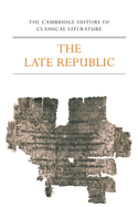 Latin literature. The late republic