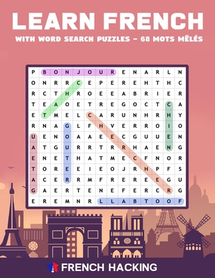 Learn French With Word Search Puzzles - 68 Mots Mls - Hacking, French