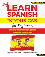 LEARN SPANISH IN YOUR CAR for beginners: The Ultimate Easy Spanish Learning Audiobook: How to Learn Spanish Language Vocabulary like crazy with over 1500 Common Words & Phrases. Lesson 1-5 VOL. 1
