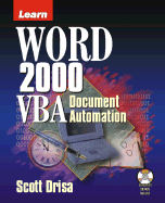 Learn Word 2000 Vba Document Automation: Document Automation - Driza, Scott