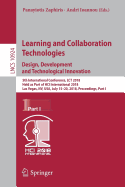 Learning and Collaboration Technologies. Design, Development and Technological Innovation: 5th International Conference, Lct 2018, Held as Part of Hci International 2018, Las Vegas, Nv, Usa, July 15-20, 2018, Proceedings, Part I