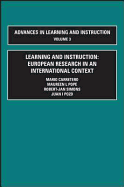 Learning and Instruction:: European Research in an International Context