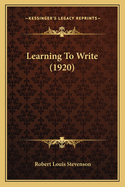 Learning to Write (1920)