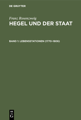 Lebensstationen (1770-1806) - Rosenzweig, Franz