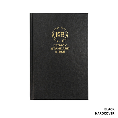 Legacy Standard Bible, Single Column Text Only Edition - Black Hardcover - Steadfast Bibles