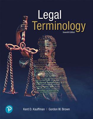 Legal Terminology - Kauffman, Kent, and Brown, Gordon
