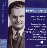 Legenden des Gesanges, Vol. 5: Peter Anders - Peter Anders (tenor)