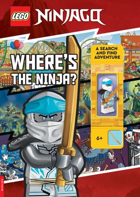 Lego(r) Ninjago(r) Where's the Ninja? a Search and Find Adventure (with Zane Minifigure) - Buster Books