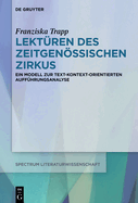 Lektren des Zeitgenssischen Zirkus