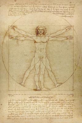 Leonardo Da Vinci Notebooks - The Vitruvian Man: 120 College Ruled Lined Pages - Leonardo Da Vinci's Notebook, Journal, Sketchbook, Diary, Manuscript (the Vitruvian Man) - Leonardo Da Vinci's Notebooks