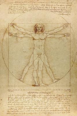 Leonardo Da Vinci Notebooks - The Vitruvian Man: 120 Graph Paper / Grid Lines Pages - Leonardo Da Vinci's Notebook, Journal, Sketchbook, Diary, Manuscript (the Vitruvian Man) - Leonardo Da Vinci's Notebooks