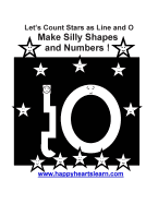 Let's Count Stars as Line and O Make Silly Shapes and Numbers !