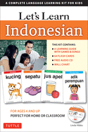 Let's Learn Indonesian Kit: A Complete Language Learning Kit for Kids (64 Flash Cards, Audio CD, Games & Songs, Learning Guide and Wall Chart)