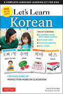 Let's Learn Korean Kit: 64 Basic Korean Words and Their Uses (Flash Cards, Free Online Audio, Games & Songs, Learning Guide and Wall Chart)