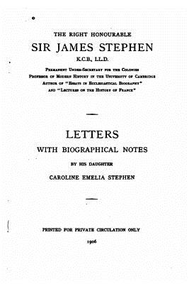 Letters - Stephen, James, Sir