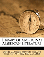 Library of Aboriginal American Literature Volume 8