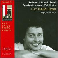 Lieder Recital - Arpad Sandor (piano); Lisa della Casa (soprano)