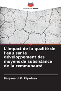 L'impact de la qualit de l'eau sur le dveloppement des moyens de subsistance de la communaut