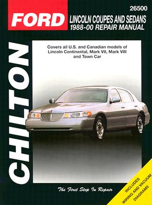 Lincoln Coupes & Sedans (88 - 00) (Chilton) - Nichols, and Chilton Automotive Books, and The Nichols/Chilton