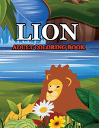 Lion Adult Coloring Book