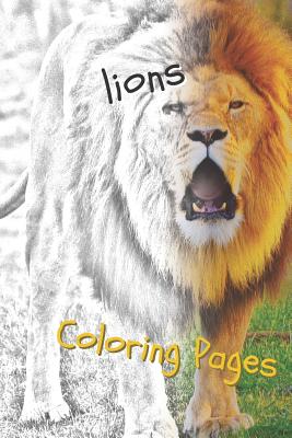 Lions Coloring Pages: Lions Beautiful Drawings for Adults Relaxation - Pages, Coloring