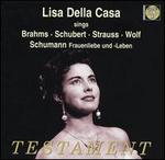 Lisa Della Casa sings Brahms, Schubert, Strauss, Wolf, Schumann