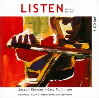 Listen, 7th Edition [6 CD] - Alfredo Kraus (tenor); Alicia de Larrocha (piano); American Bach Soloists; Angela Brownridge (piano); Angela Gheorghiu (soprano); Anna Moffo (soprano); Artie Starks (clarinet); Bata Ensemble of Pob, Benin; Beulah "Sippie" Wallace (vocals)