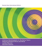Literacy Development in the Early Years: Helping Children Read and Write: Pearson New International Edition