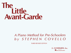 Little Avant Garde - Book 1: Piano Solo