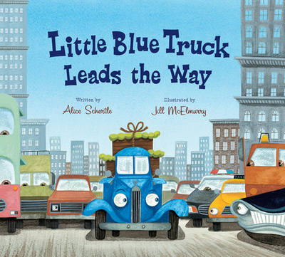 Little Blue Truck Leads the Way Lap Board Book - Schertle, Alice