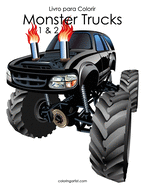 Livro para Colorir Monster Trucks 1 & 2