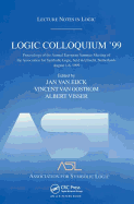 Logic Colloquium '99: Lecture Notes in Logic 17