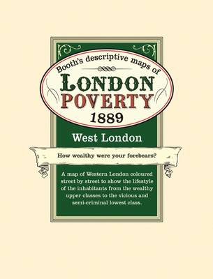 London Poverty Map 1889-West - Old House Books