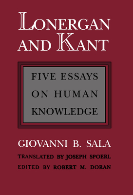 Lonergan and Kant - Sala, Giovanni B