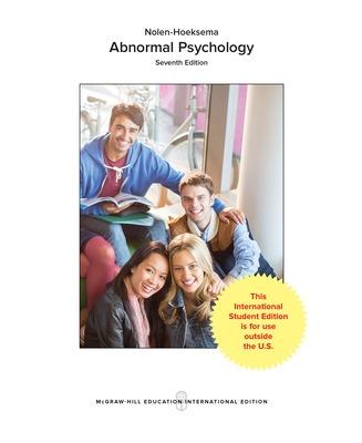 LooseLeaf for Abnormal Psychology - Nolen-Hoeksema, Susan, and Marroqun, Brett