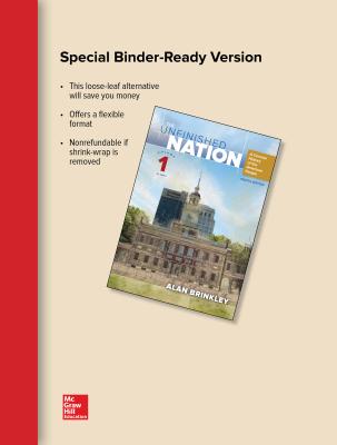 Looseleaf for the Unfinished Nation: A Concise History of the American People Volume 1 - Ziegler, Herbert, and Streets Salter, Heather, and Brinkley, Alan