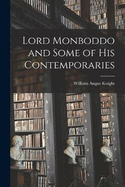 Lord Monboddo and Some of His Contemporaries