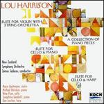 Lou Harrison: Suite for Violin with String Orchestra; Suite for Cello & Harp