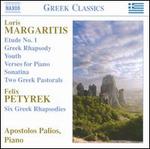 Louis Margaritis, Felix Petyrek: Piano Music