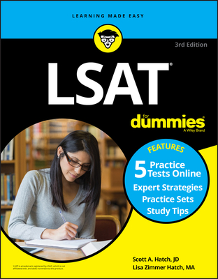 LSAT for Dummies: Book + 5 Practice Tests Online - Hatch, Scott A, and Hatch, Lisa Zimmer